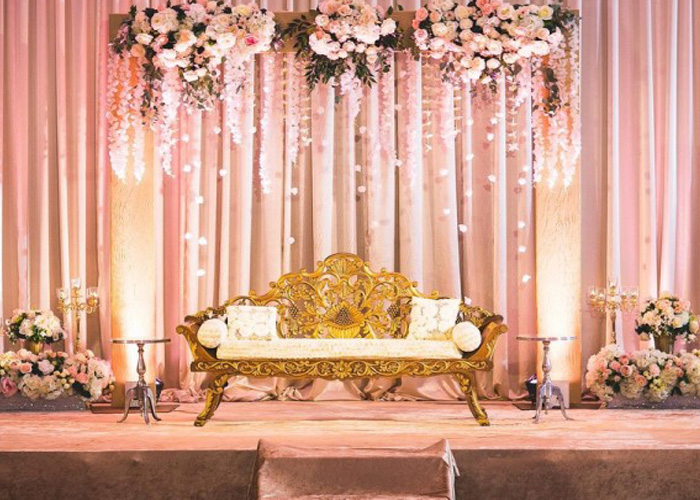 Marian Bridal Stage Decoration