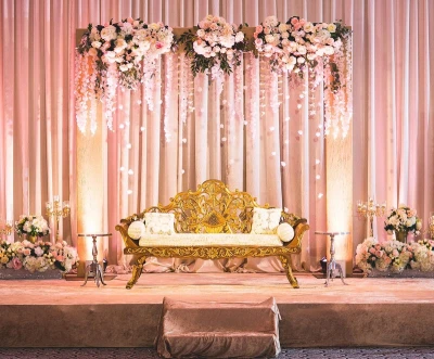 Marian Bridal Stage Decoration