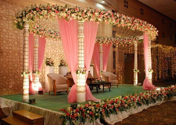Marian Bridal Stage Decoration 3