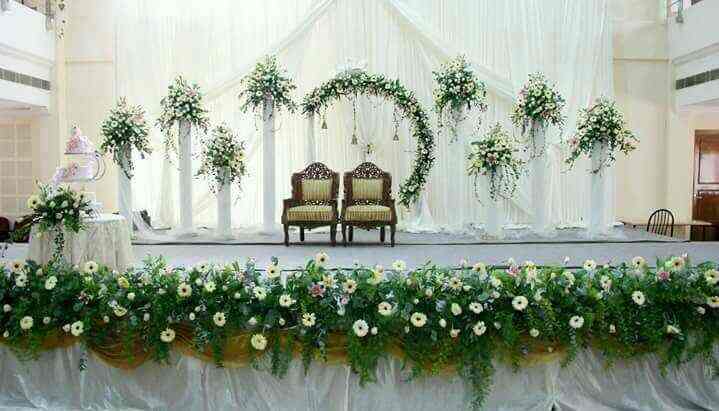 Marian Bridal Stage Decoration 4